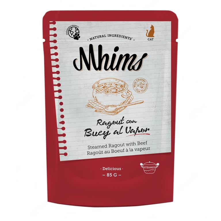 12x Mhims Chat Ragoût de Boeuf à la Vapeur 85 g