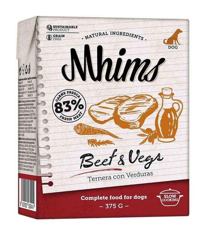 12x Mhims Chien Boeuf & Légumes 375 g