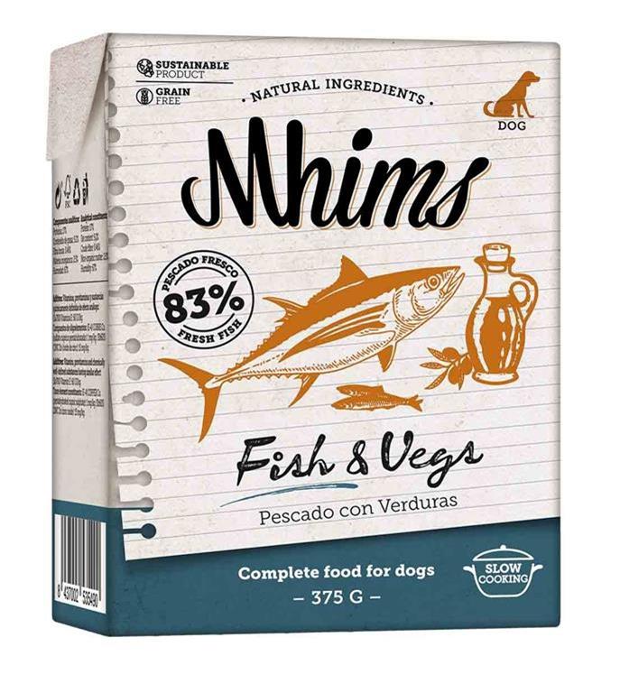 12x Mhims Chien Fish & Légumes 375 g