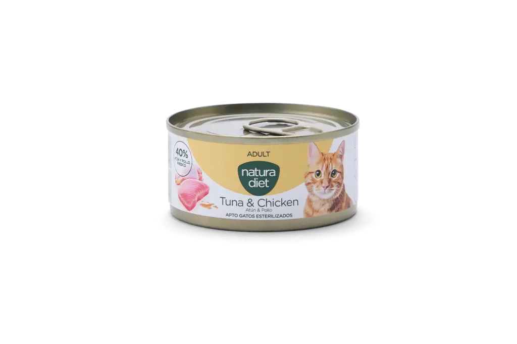 Natura Diet CAT Paté Adult Tuna & Chicken 85g x24