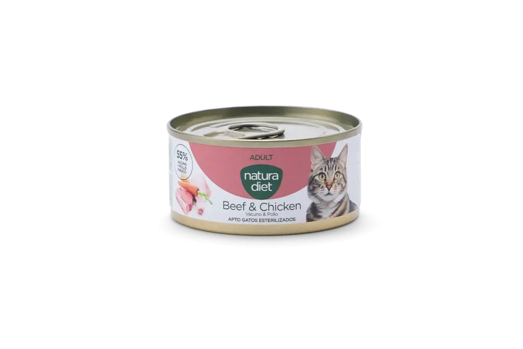 Natura Diet CAT Paté Adult Beef & Chicken 85g x24