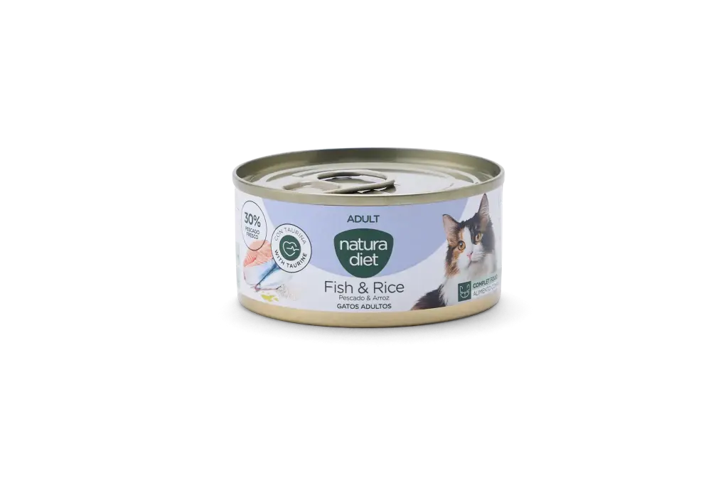 Natura Diet CAT Paté Adult Fish & Rice 85g x24