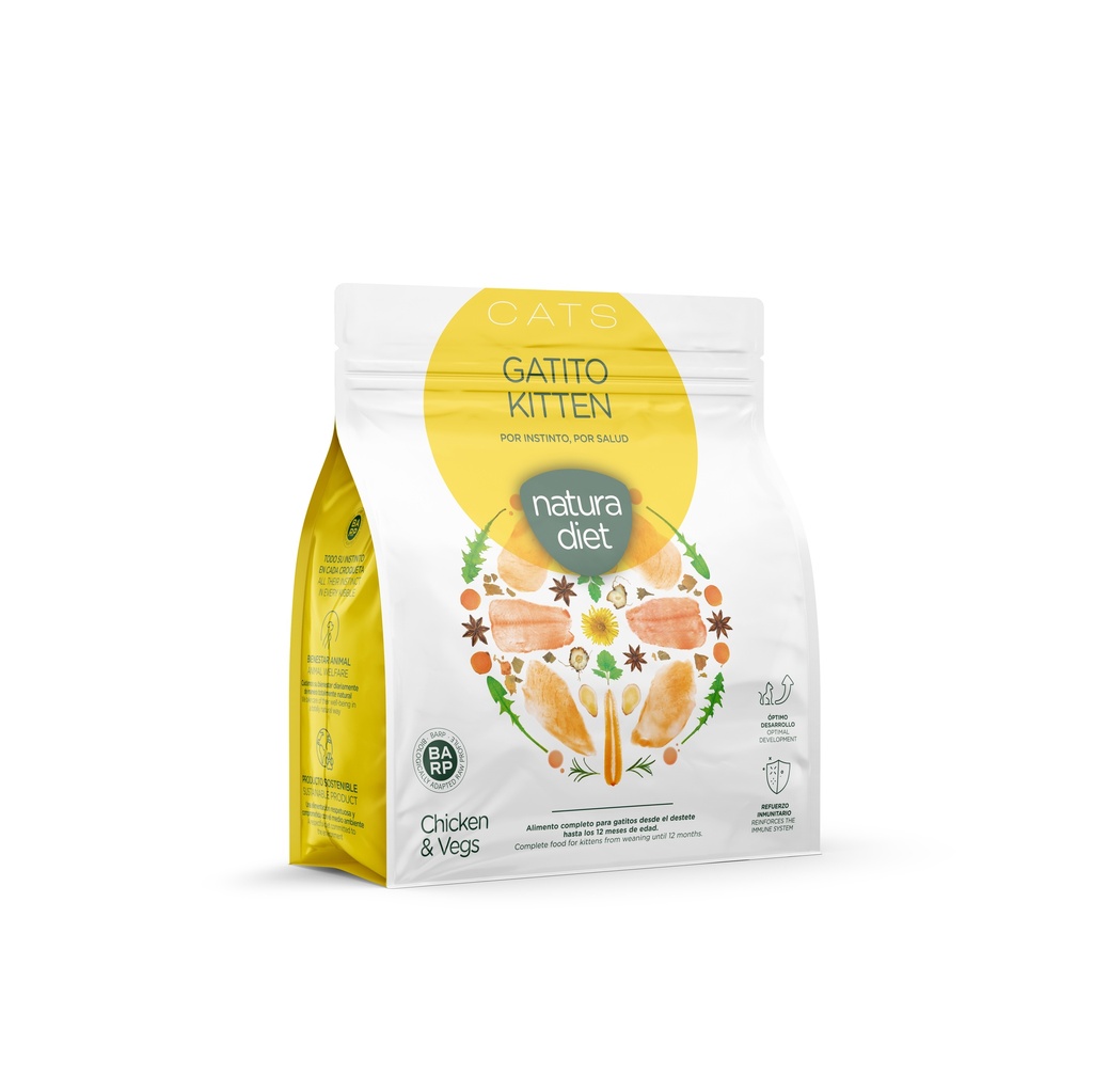 [10014] Natura Diet Cat Kitten Chicken 400 g