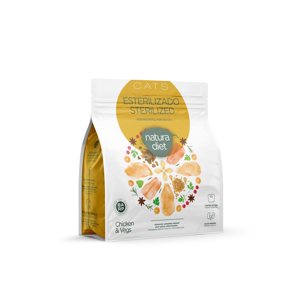 Natura Diet Chat Stérilisé Poulet 400 g