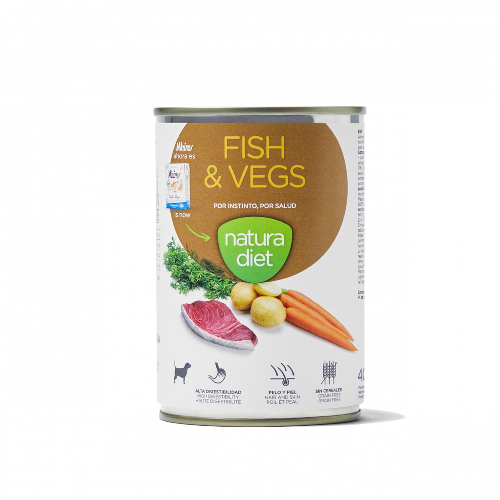 [10301] Natura Diet DOG Fish 400g x12
