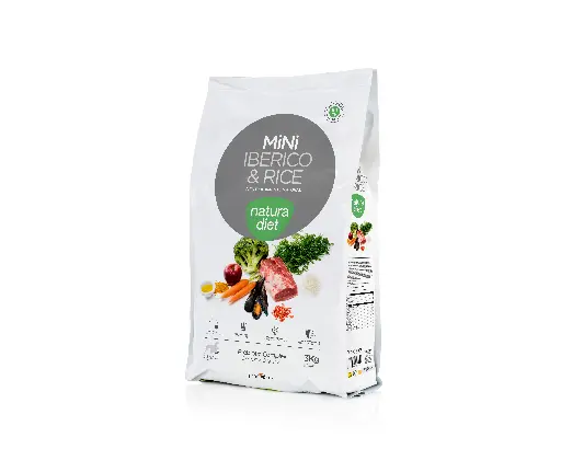 [10373] Natura Diet Porc Iberico & Riz Mini 3 kg