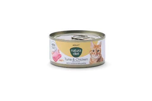 [10416] Natura Diet CAT Paté Adult Tuna & Chicken 85g x24