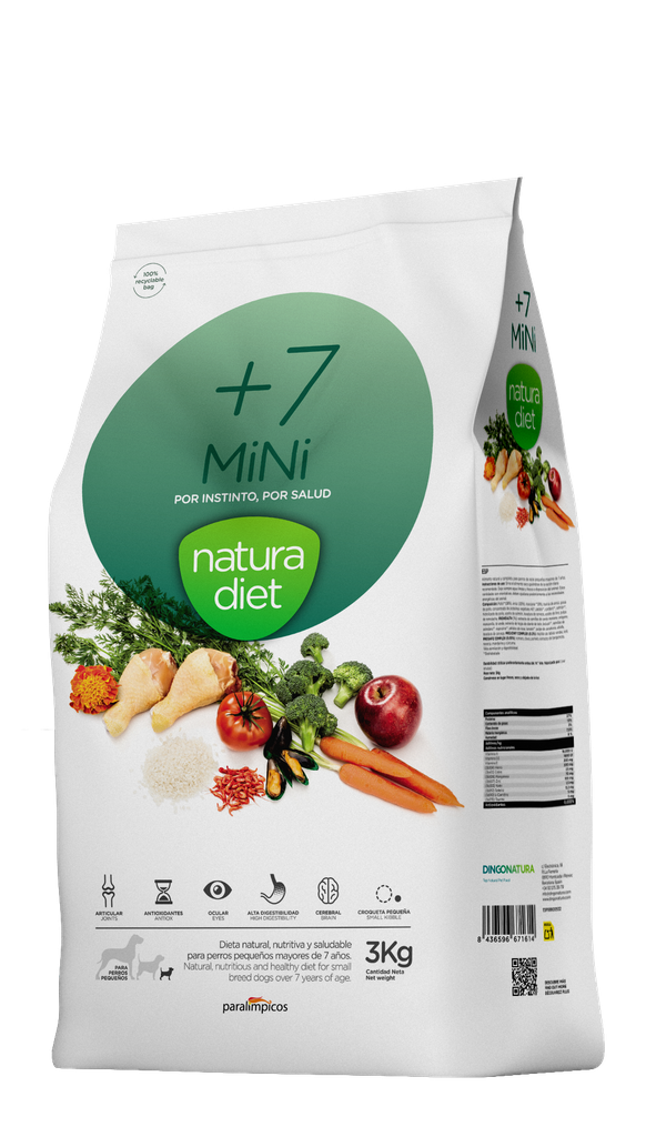 Natura Diet +7 Senior Mini 3 kg (copie)