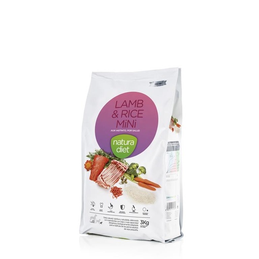 [607PE] Natura Diet Lamb & Rice Mini 3 kg (copie)