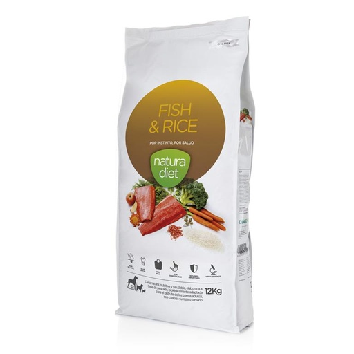 [636] Natura Diet Fish & Riz 12 kg