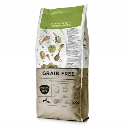 [845] Natura Diet Grain Free Chicken & Vegs 12 kg