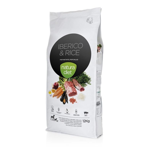 [1250] Natura Diet Porc Iberico & Riz 12 kg