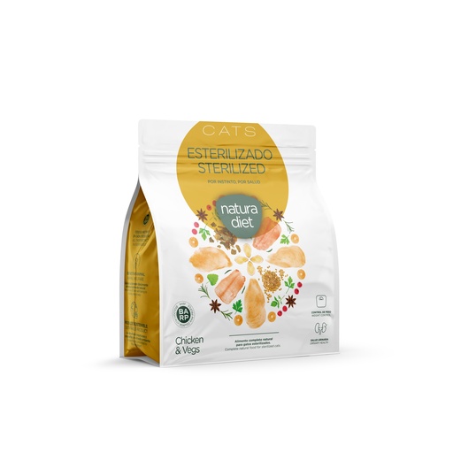 [10020] Natura Diet Cat Sterilized Chicken 400 g