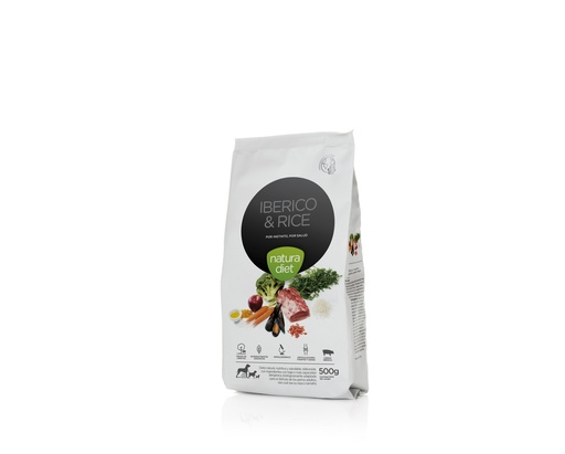 [1252] Natura Diet Porc Iberico & Riz 500 g