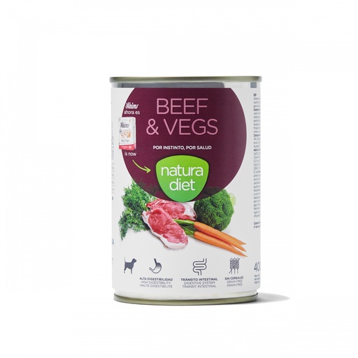 [10299] Natura Diet DOG Beef 400g x12