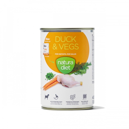 [10300] Natura Diet DOG Duck 400g x12