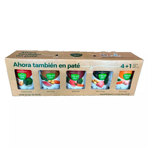 [13029B] 4+1 Natura Diet Lanceer Multipack “Nu ook in paté” 400g