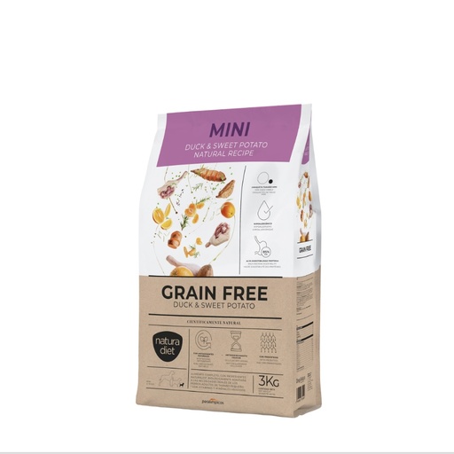 [10371] Natura Diet Grain Free Duck Mini 3 kg